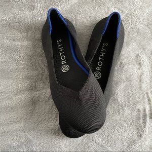 EUC Rothys Black Flats 8✨